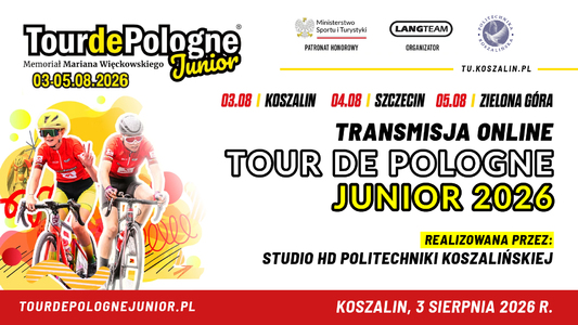 Uczelnia wspiera wyścigi kolarskie Tour de Pologne 2026