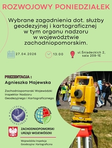 Rozwojowy Poniedziałek z geodezją i kartografią