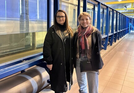 Wizyta doktorantki Szkoły Doktorskiej Politechniki Koszalińskiej w Instytucie Budownictwa Wodnego PAN w Gdańsku