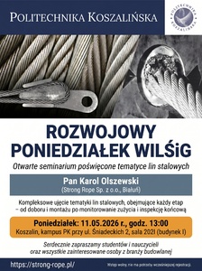 Otwarte seminarium poświęcone tematyce lin stalowych