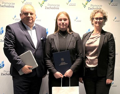 Stypendium Marszałka dla studentki Politechniki Koszalińskiej