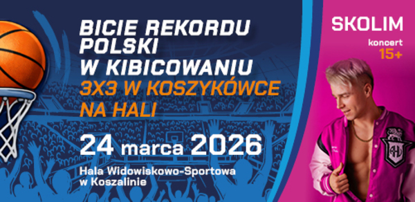 Bicie Rekordu Polski w Kibicowaniu 3X3 w Koszykówce na Hali