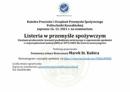Listeria w przemyśle spożywczym