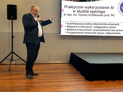 Prof. Tomasz Królikowski przeprowadził szkolenie dla sędziów