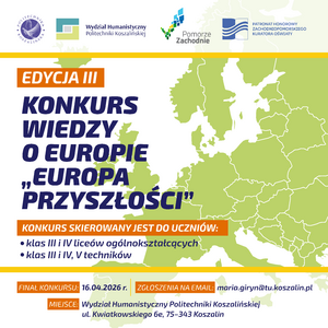 „Wiedza o Europie. Europa Przyszłości” – 2026.