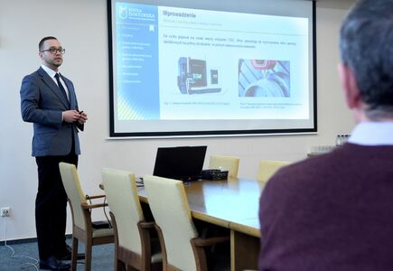 Mgr inż. Piotr Jaskólski z nagrodą w konkursie "Student - Wynalazca"