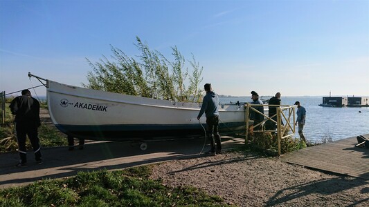 Yacht Club Politechniki Koszalińskiej: Porządki na zakończenie sezonu