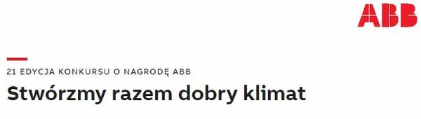Stwórzmy razem dobry klimat