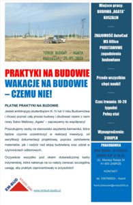 PŁATNE PRAKTYKI NA BUDOWIE