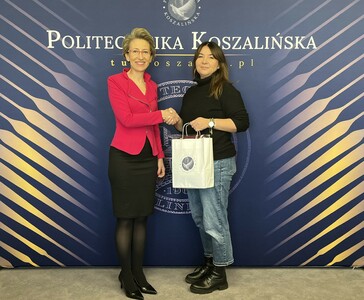 Podziękowania za promocję sportu - spotkanie z Rektor PK