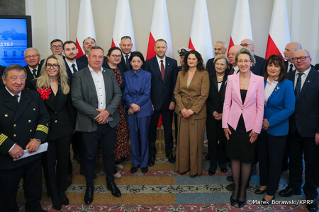 Rektor Uczelni na spotkaniu z prezydentem Karolem Nawrockim