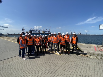 Wizyta studentów kierunku Transport w BALTIC HUB CONTAINER TERMINAL 