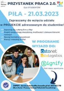 Przystanek Praca 2.0 - dedykowany studentom 