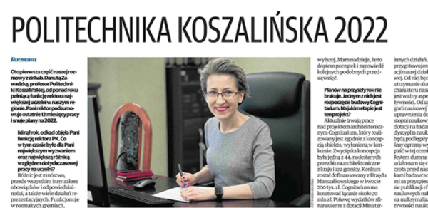 Politechnika Koszalińska 2022 / Głos Koszaliński - Głos Kołobrzegu