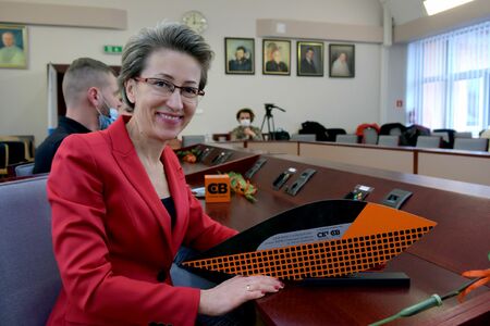  Rektor Politechniki Koszalińskiej, dr hab. Danuta Zawadzka, prof. PK odznaczona Laurem Made in Koszalin 