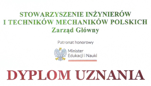 STUDENCI WYDZIAŁU INŻYNIERII MECHANICZNEJ I ENERGETYKI LAUREATAMI KONKURSU SIMP