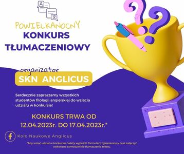 Po-Wielkanocny Konkurs Tłumaczeniowy