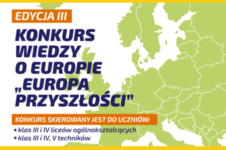 Wkrótce finał III edycji konkursu "Wiedza o Europie. Europa przyszłości" 