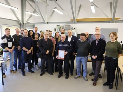  Spotkanie pożegnalne dedykowane Panu Józefowi Jadłowskiemu wieloletniemu pracownikowi Politechniki Koszalińskiej