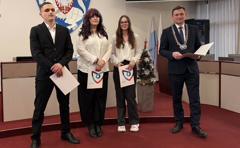 Studenci Politechniki Koszalińskiej na I Sesji Młodzieżowej Rady Miasta