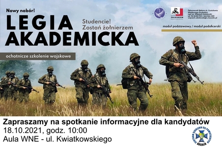 Spotkanie informacyjne - V edycja Legii Akademickiej