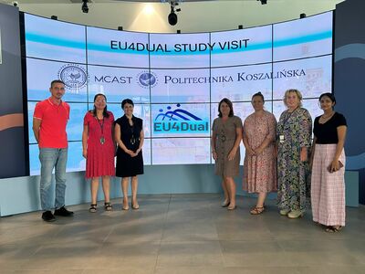Przedstawicielki Politechniki Koszalińskiej w uczelni partnerskiej EU4Dual