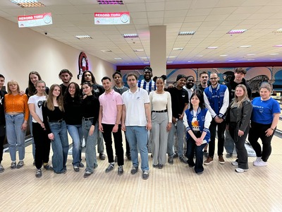 Spotkanie integracyjne w kręgielni w ramach programu Erasmus+